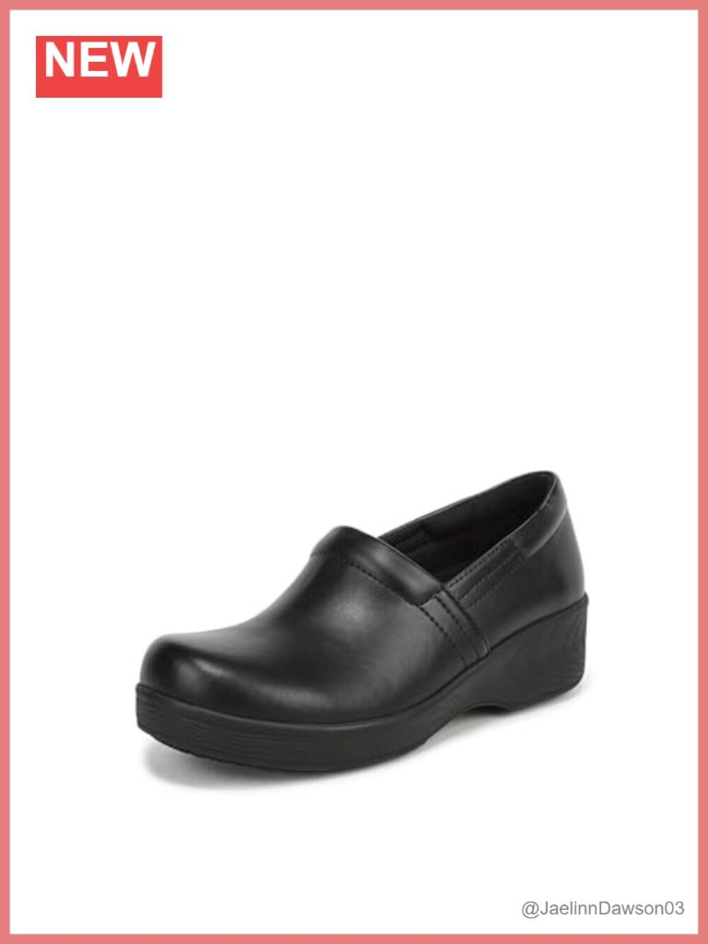 Women's Slip-Resistant Work Loafers with Comfort Cushioning, Slip-On Style
